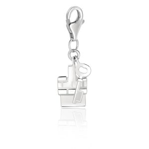 Sterling Silver 2 Piece House and Key Charm